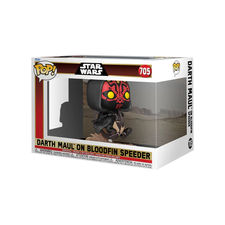 STAR WARS 1 - POP Ride DLX N° 705 - Dark Maul sur Bloodfin 
