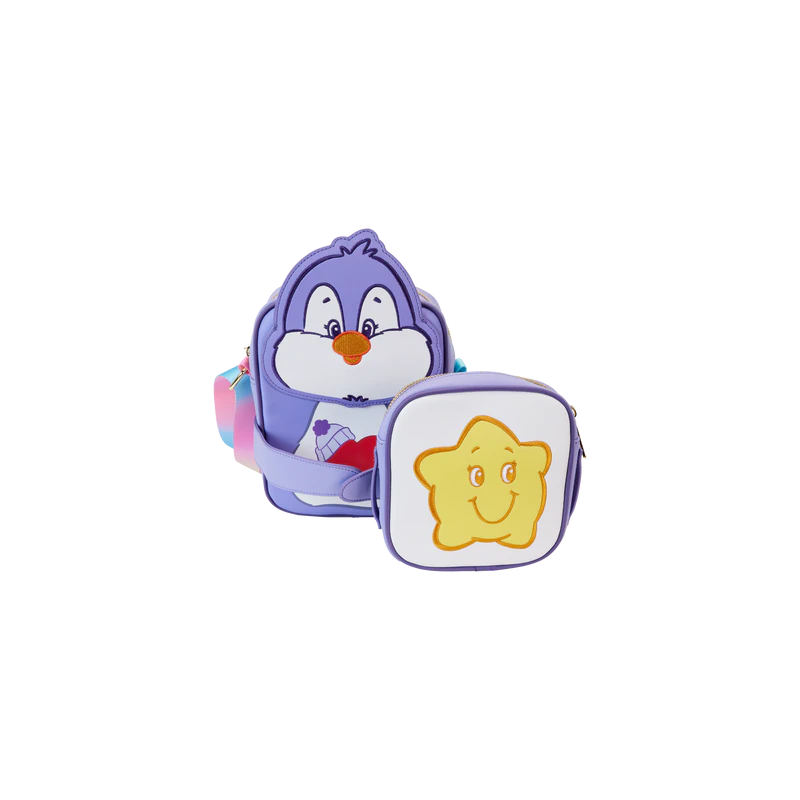 LES BISOUNOURS -Cousins Cozy Heart Penguin -Sac Crossbuddies Loungefly 
