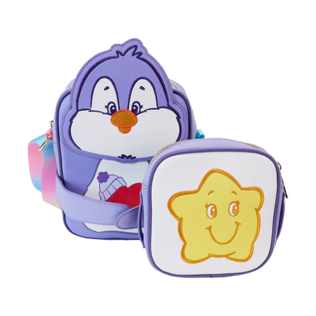LES BISOUNOURS -Cousins Cozy Heart Penguin -Sac Crossbuddies Loungefly 