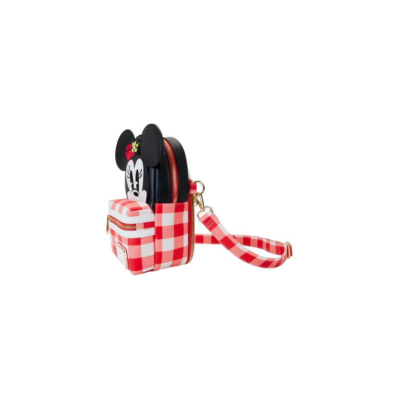 DISNEY - Minnie Mouse "Cup Holder" - Sac Bandoulière Loungefly 
