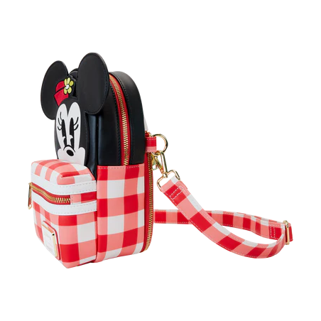 DISNEY - Minnie Mouse "Cup Holder" - Sac Bandoulière Loungefly 