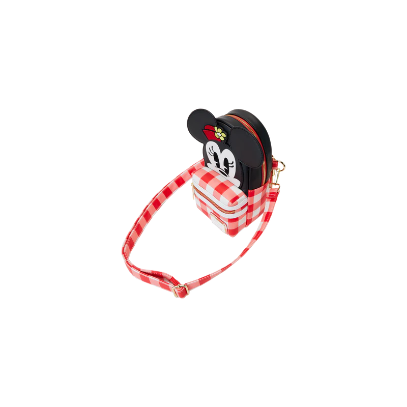 DISNEY - Minnie Mouse "Cup Holder" - Sac Bandoulière Loungefly 
