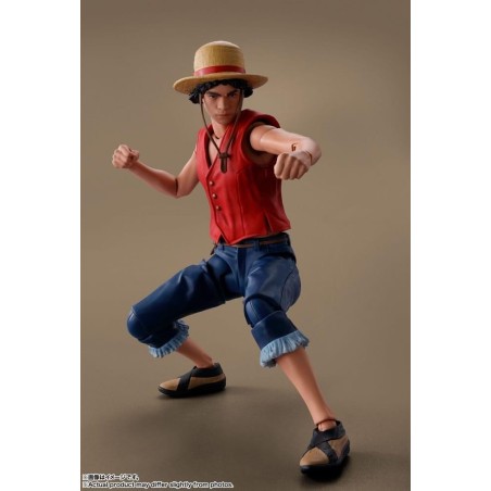 ONE PIECE NETFLIX - Monkey D.Luffy - Figurine S.H. Figuarts 14cm 