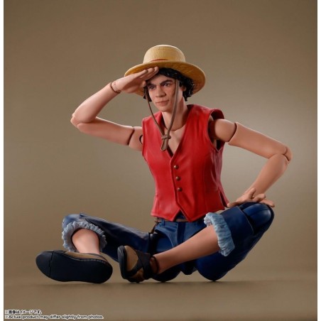 ONE PIECE NETFLIX - Monkey D.Luffy - Figurine S.H. Figuarts 14cm 