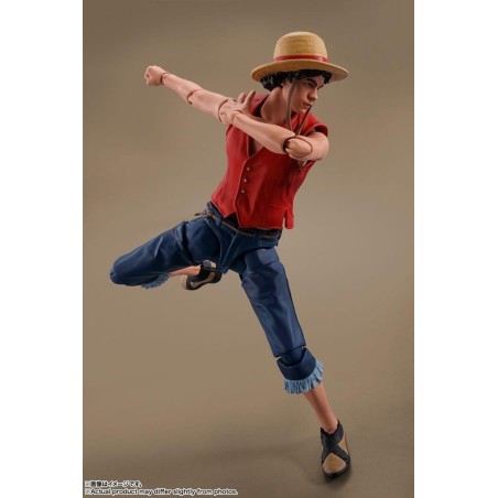 ONE PIECE NETFLIX - Monkey D.Luffy - Figurine S.H. Figuarts 14cm 