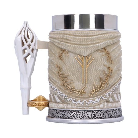 LE SEIGNEUR DES ANNEAUX - Gandalf Le Blanc - Chope 15cm 