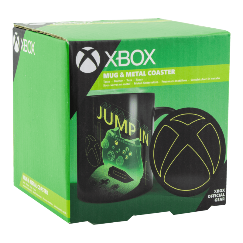 XBOX - Xbox - Mug + Sous-Verre en métal 