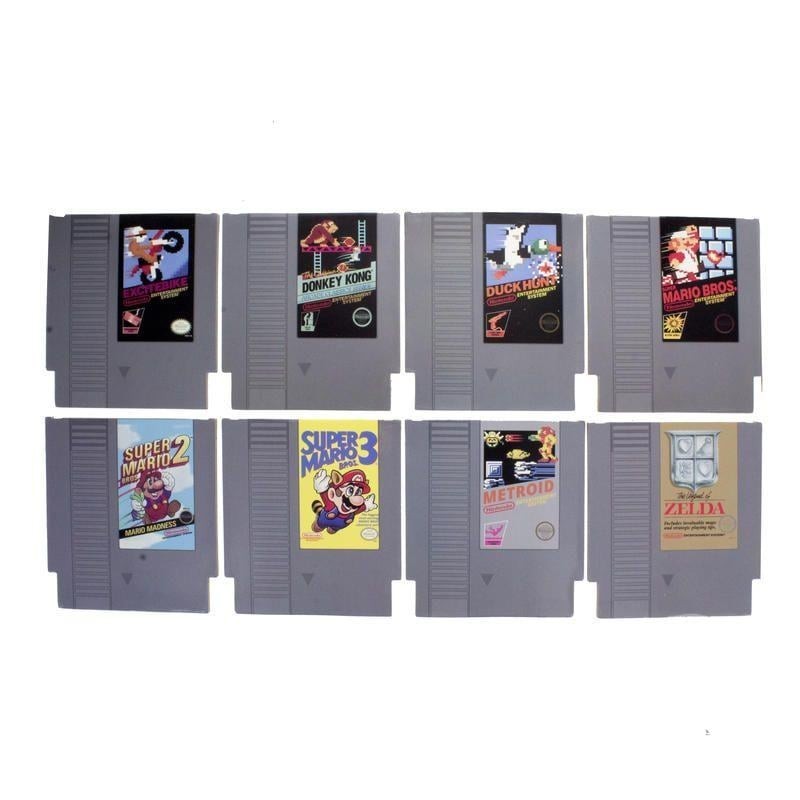 NINTENDO - NES - Cartouche - Lot de 8 Sous-Verres 