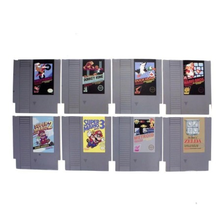 NINTENDO - NES - Cartouche - Lot de 8 Sous-Verres 