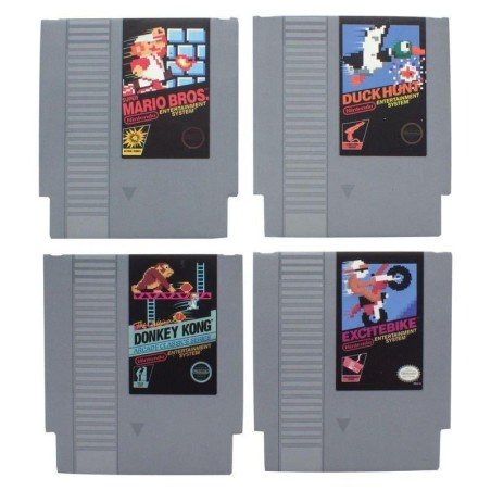 NINTENDO - NES - Cartouche - Lot de 8 Sous-Verres 