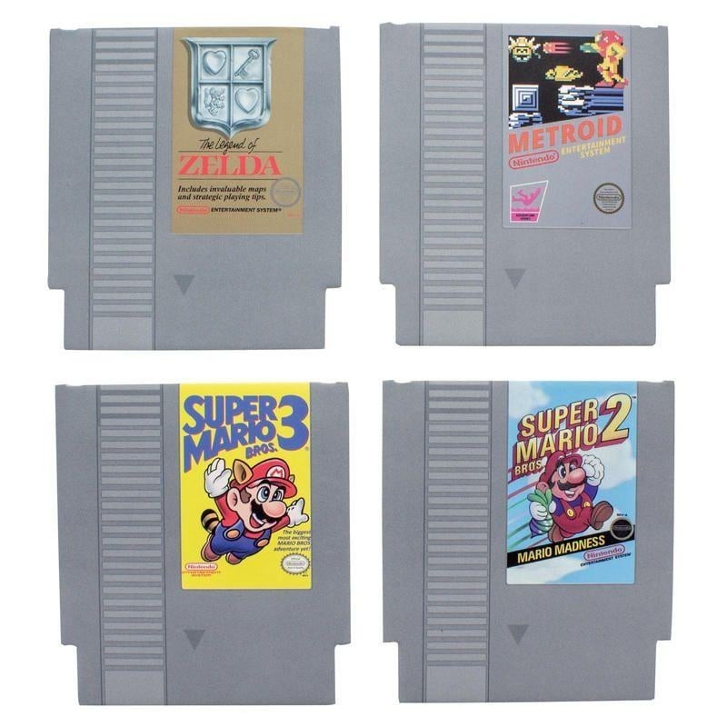 NINTENDO - NES - Cartouche - Lot de 8 Sous-Verres 