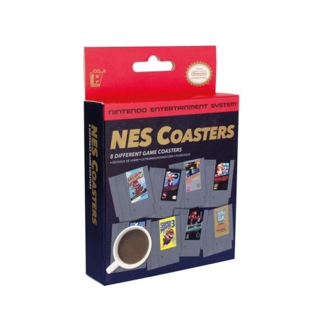 NINTENDO - NES - Cartouche - Lot de 8 Sous-Verres 