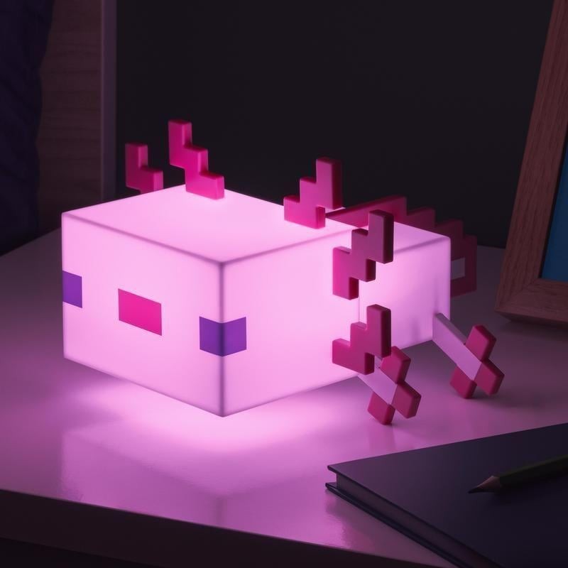 MINECRAFT - Axolotl - Lampe 