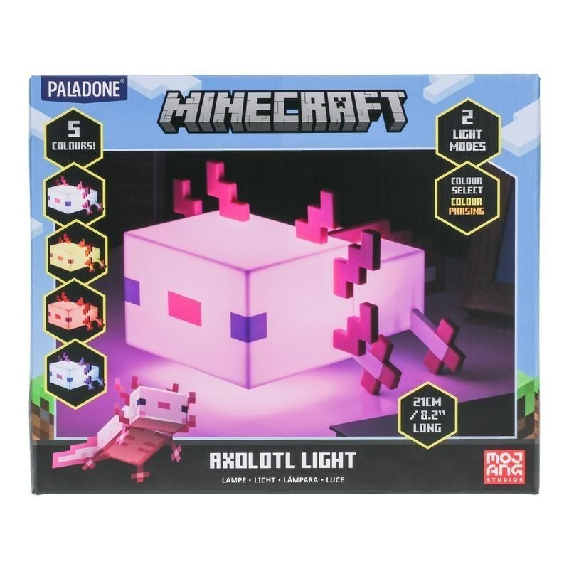 MINECRAFT - Axolotl - Lampe 