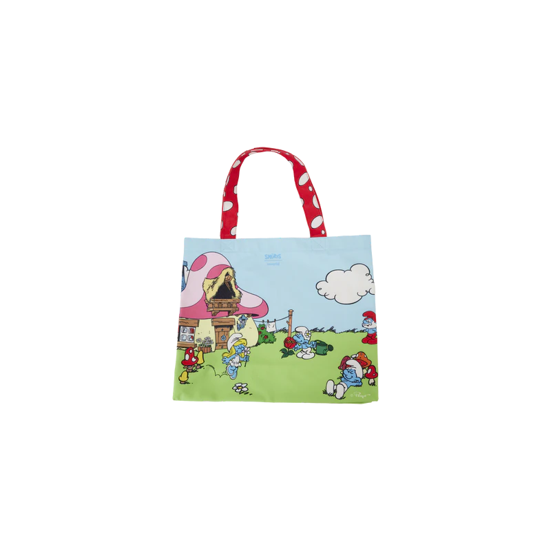LES SCHTROUMPFS - Vie de Village - Canvas Tote Bag LoungeFly 