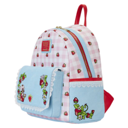 CHARLOTTE AUX FRAISES - Denim - Mini Sac à Dos LoungeFly  2
