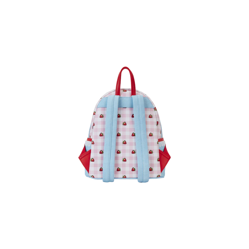 CHARLOTTE AUX FRAISES - Denim - Mini Sac à Dos LoungeFly 
