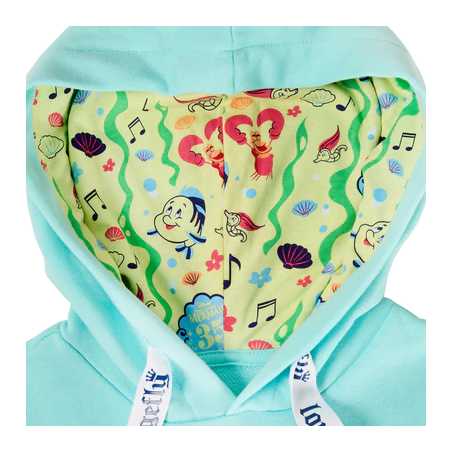 PETITE SIRENE 35 - Ariel et Polochon - Hoodie Unisex Loungefly (M) 