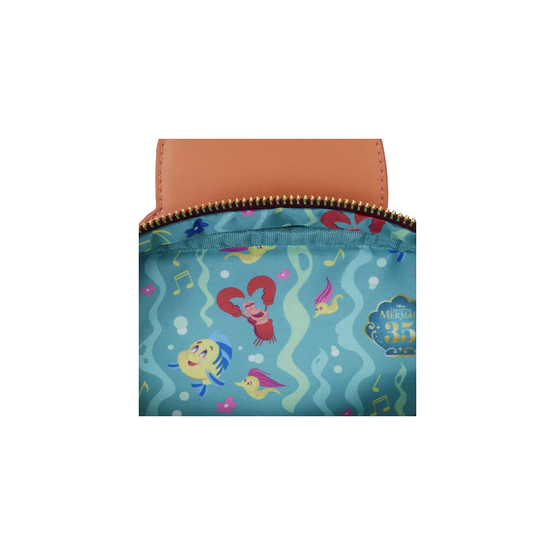 PETITE SIRENE 35 ANNIV. - Sebastian - Sac Crossbuddies Loungefly 