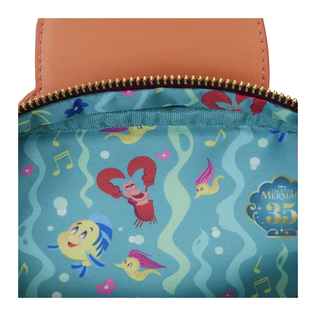 PETITE SIRENE 35 ANNIV. - Sebastian - Sac Crossbuddies Loungefly 