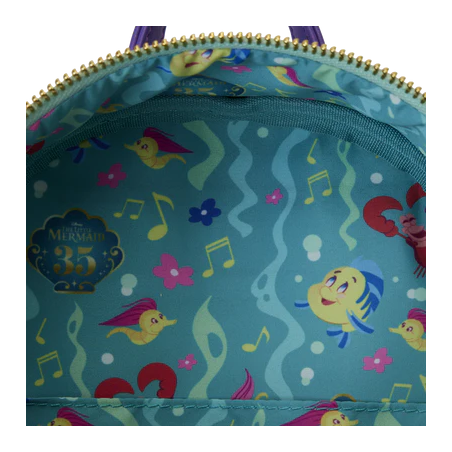 PETITE SIRENE 35 ANNIV. -Life is the bubbles -Mini Sac à Dos Loungefly 