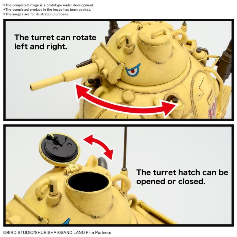SAND LAND - 1/35 Sand Land Tank 104 - Model Kit 