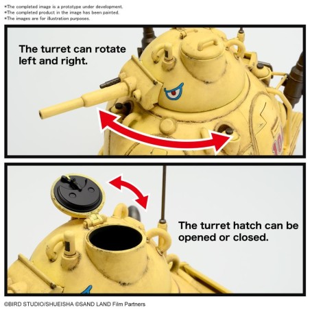 SAND LAND - 1/35 Sand Land Tank 104 - Model Kit 