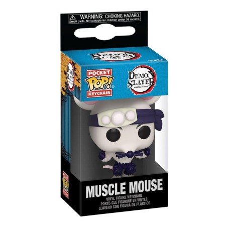 DEMON SLAYER - Pocket Pop Keychains - Muscle Mouse 