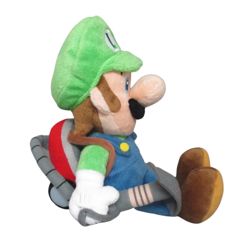 LUIGI'S MANSION - Luigi avec Poltergust - Peluche 25cm 