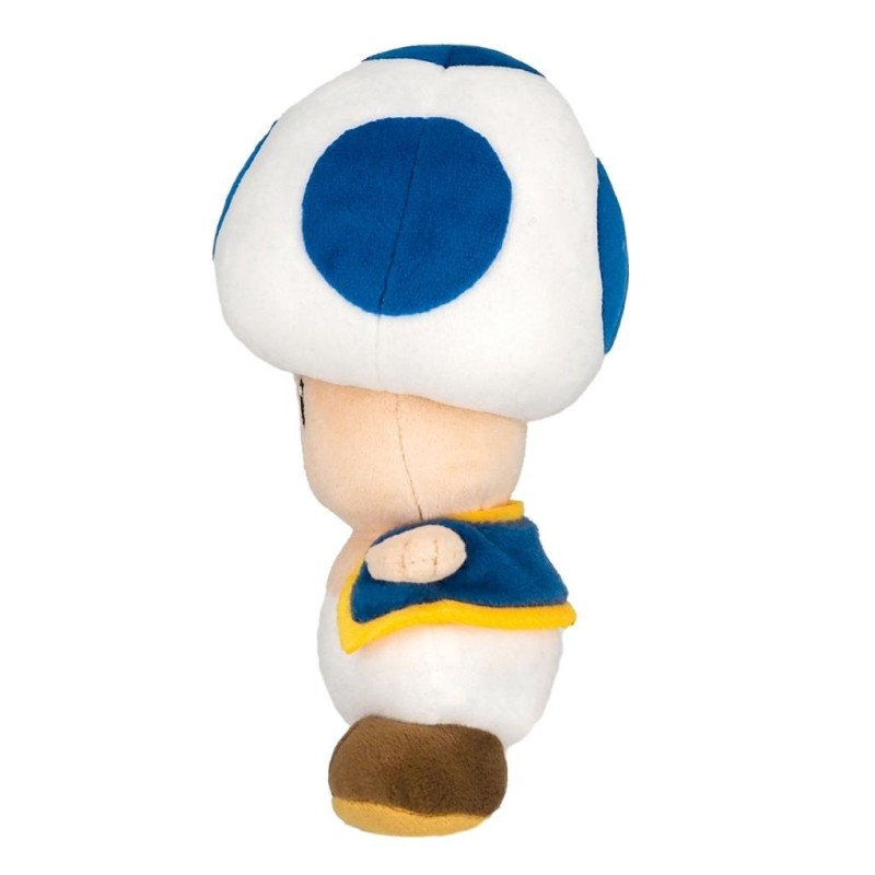 SUPER MARIO - Toad Bleu - Peluche 20cm 