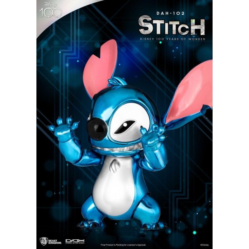 DISNEY 100 YEARS OF WONDER - Stitch - Fig. Dynamic Action Heroes 16cm 