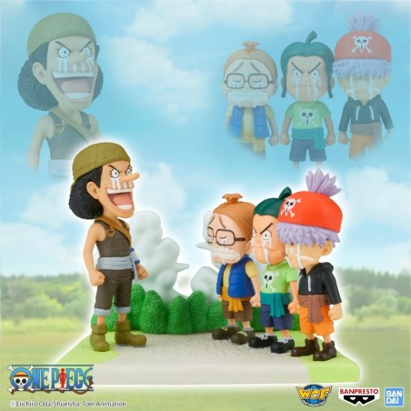 ONE PIECE - Usopp Pirates - Figurine WCF-Log Stories 7cm 