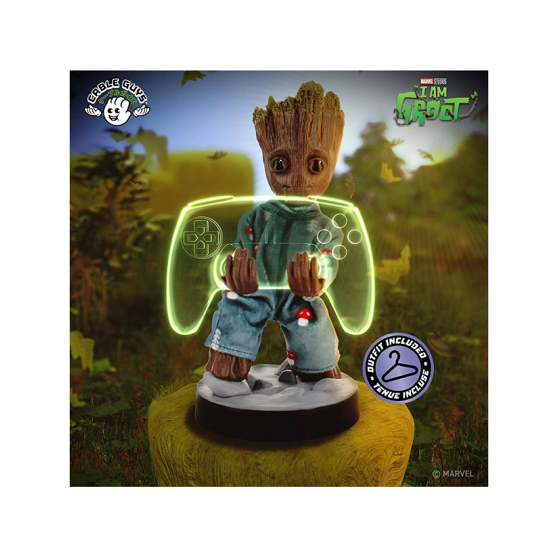 GROOT - Pyjama - Support Manette & Portable - 20cm 