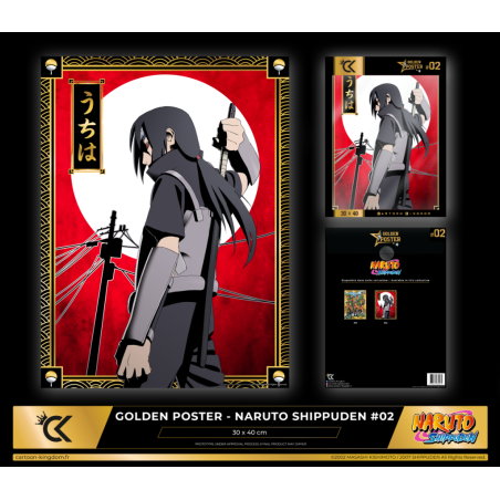 NARUTO SHIPPUDEN - Itachi - Golden Poster 30x40cm 