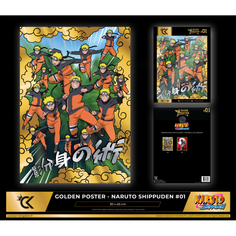 NARUTO SHIPPUDEN - Naruto - Golden Poster 30x40cm 