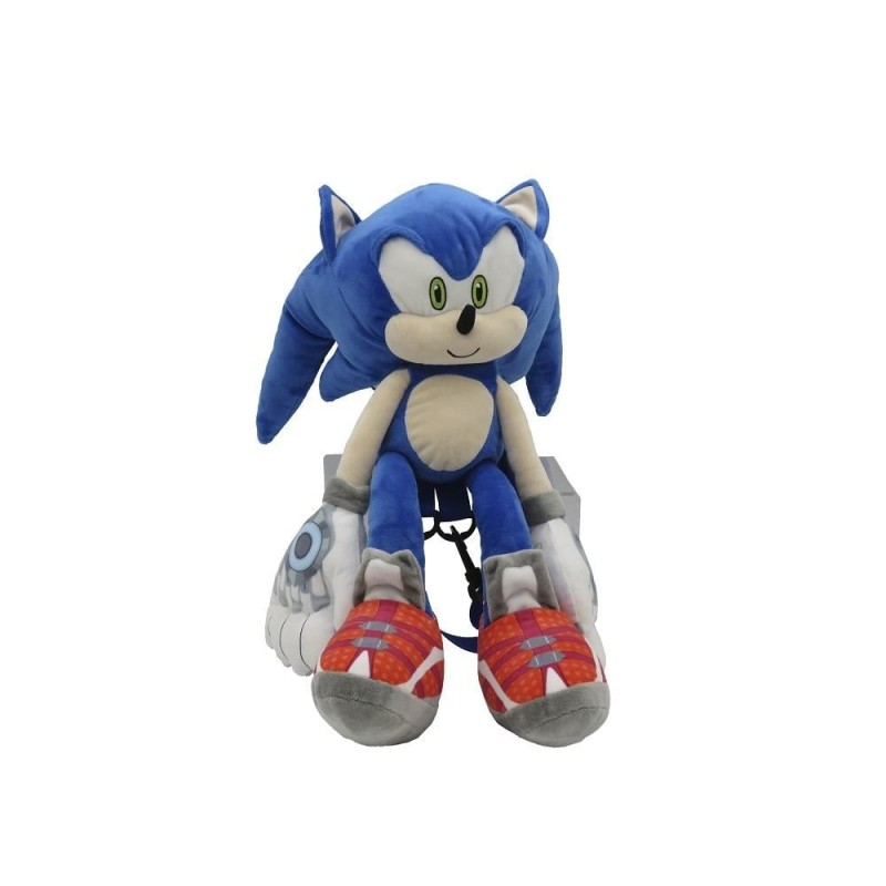SONIC - Sac à Dos Peluche - 44cm 