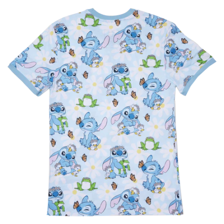 LILO ET STITCH - Springtime Stitch - T-Shirt Unisex Loungefly (XXL) 