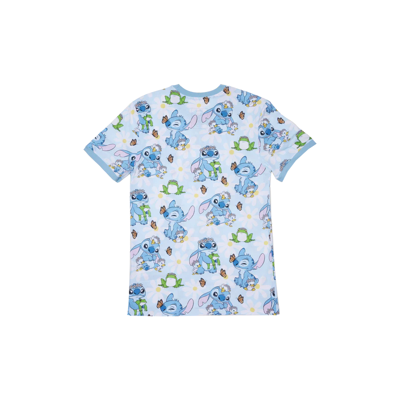 LILO ET STITCH - Springtime Stitch - T-Shirt Unisex Loungefly (M) 