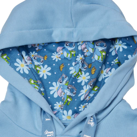 LILO ET STITCH - Springtime Stitch - Hoodie Unisex Loungefly (L) 