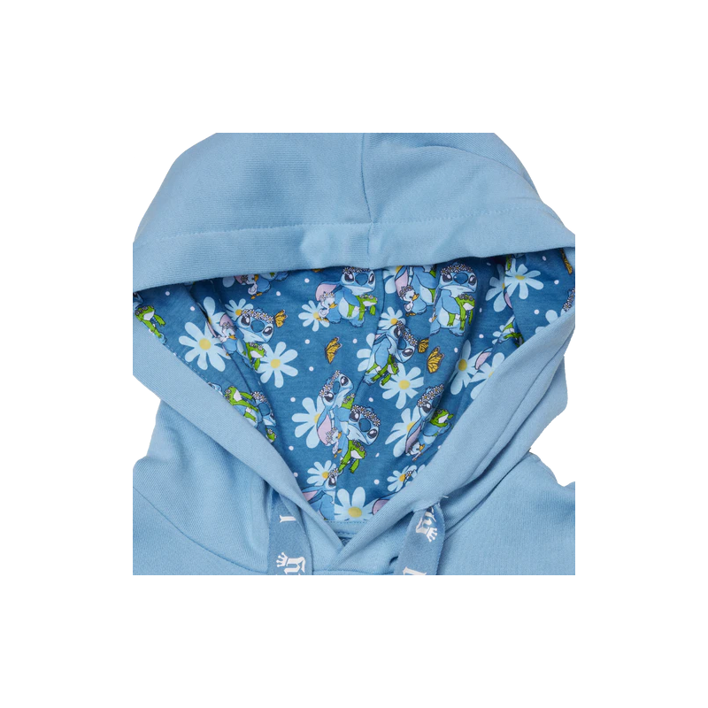 LILO ET STITCH - Springtime Stitch - Hoodie Unisex Loungefly (S) 