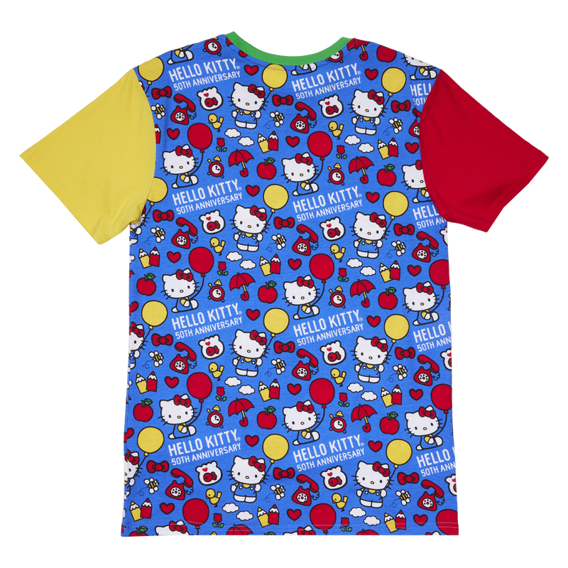 HELLO KITTY - 50ème Anniversaire - T-Shirt Unisex Loungefly (S) 