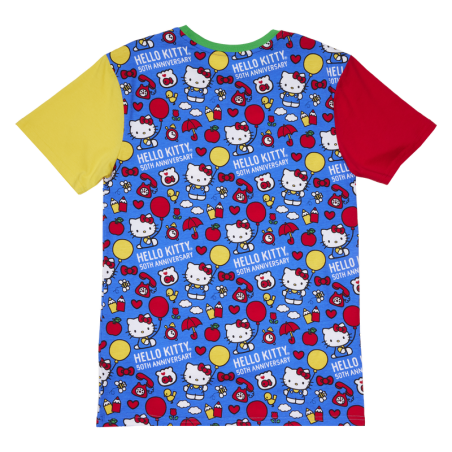 HELLO KITTY - 50ème Anniversaire - T-Shirt Unisex Loungefly (S) 