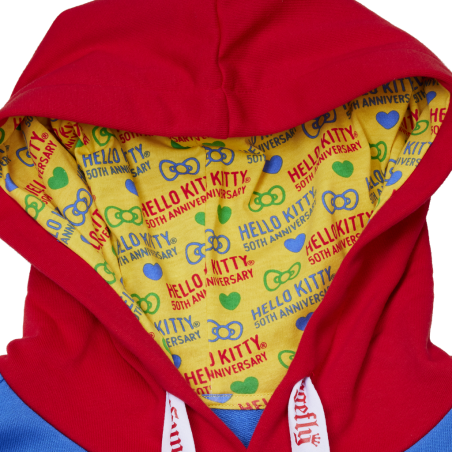 HELLO KITTY - 50ème Anniversaire - Hoodie Unisex Loungefly (S) 