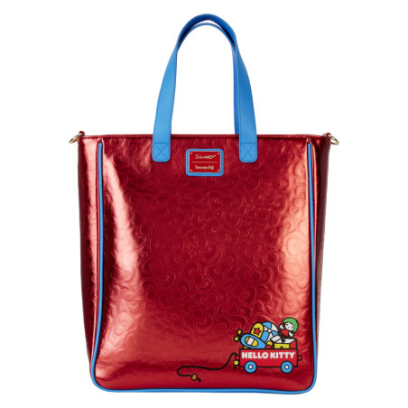 HELLO KITTY -50ème Anniv. -Tote Bag Métallique avec Coin Bag Loungefly 