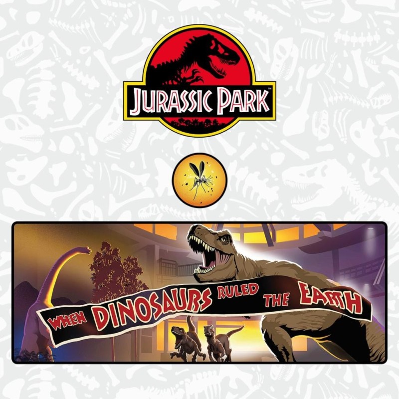 JURASSIC PARK - Tapis de Bureau XL + 1 Sous-Verre 