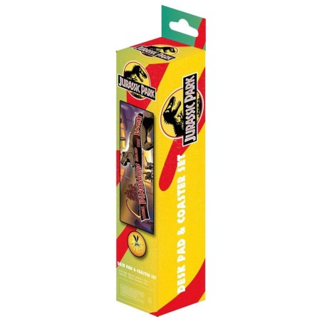 JURASSIC PARK - Tapis de Bureau XL + 1 Sous-Verre 
