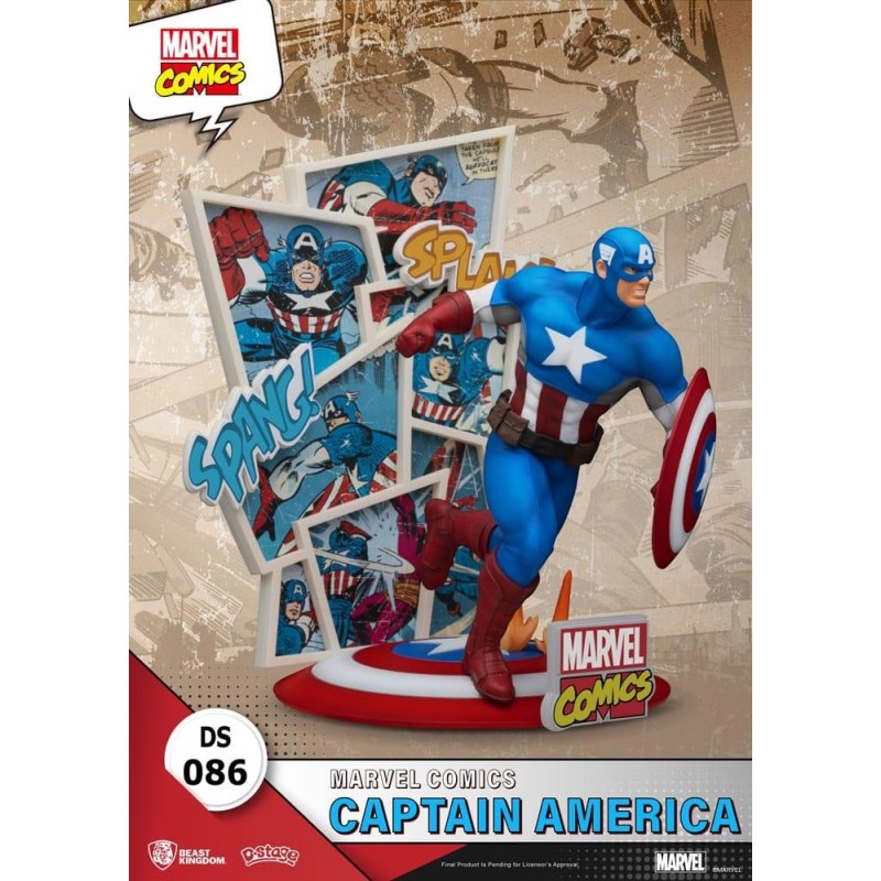 MARVEL - Captain America - Diorama D-Stage 16cm 