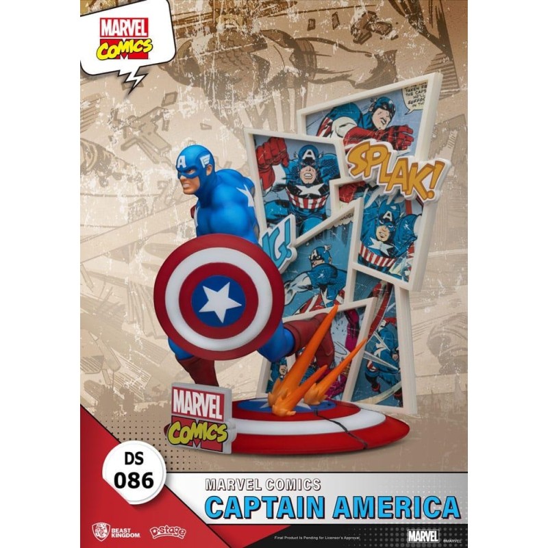 MARVEL - Captain America - Diorama D-Stage 16cm 