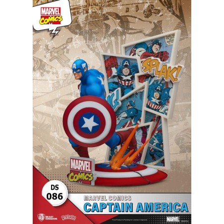 MARVEL - Captain America - Diorama D-Stage 16cm 