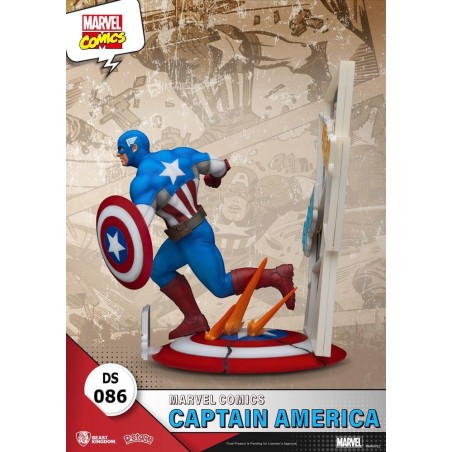 MARVEL - Captain America - Diorama D-Stage 16cm 